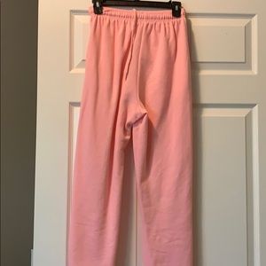 Pretty little thing pink joggers size 0